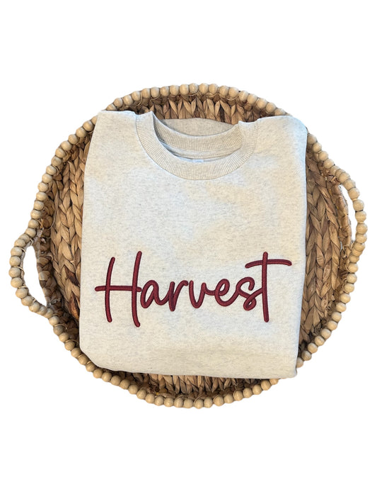 3D Embroidered Sweatshirt HARVEST