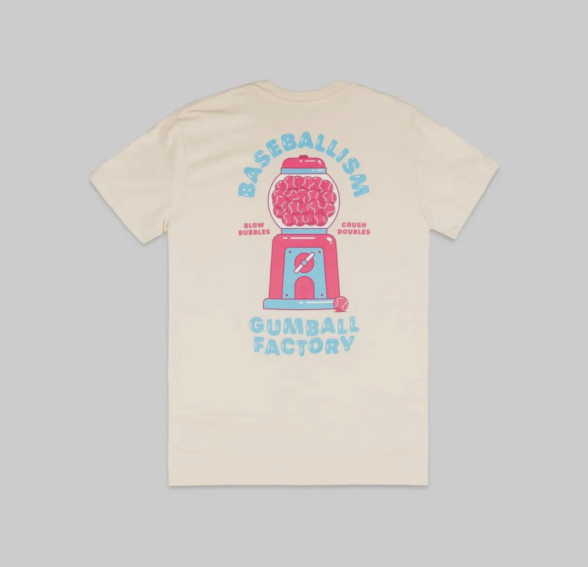 Baseballism Gumball Factory T-Shirt (Pink) - Youth