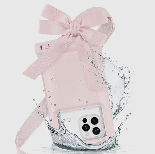 Ballet Pink Bow Waterproof Floating Pouch